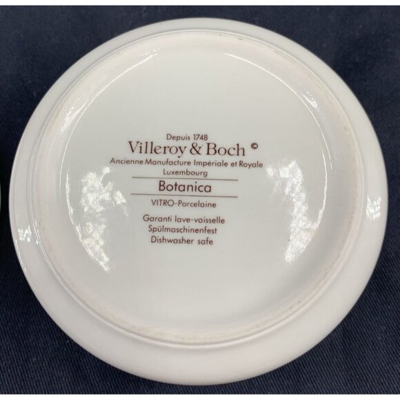 Villeroy & And Boch Trinket Box Campanula rotundifolia Botanica Lidded 4" - Picture 9 of 10